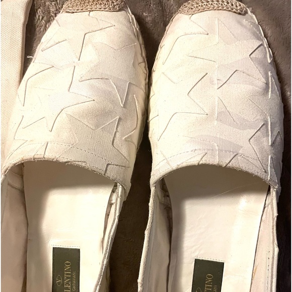 Valentino canvas whipstitch trim espadrilles - Picture 2 of 4